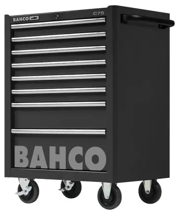 Produktfoto 1 von Bahco Vollstahl Werkzeugwagen, Typ Gestellwagen 8 Schubladen mit Rädern, 956 mm x 677mm x 763 mm