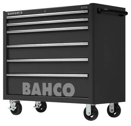 Produktfoto 1 von Bahco Vollstahl Werkzeugwagen, Typ Gestellwagen 6 Schubladen mit Rädern, 986 mm x 1.02m x 1.1 m