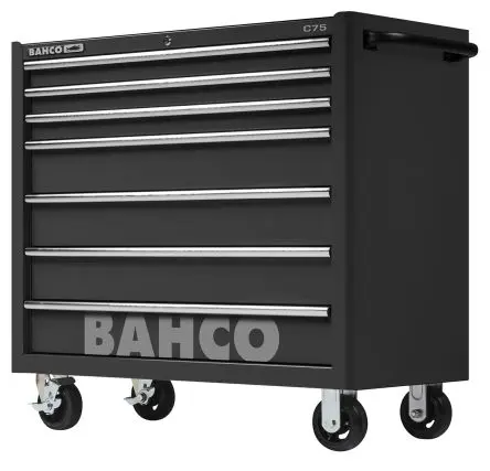 Produktfoto 1 von Bahco Vollstahl Werkzeugwagen, Typ Gestellwagen 7 Schubladen mit Rädern, 986 mm x 1.02m x 1.1 m