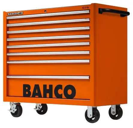 Produktfoto 1 von Bahco Vollstahl Werkzeugwagen, Typ Gestellwagen 8 Schubladen mit Rädern, 986 mm x 1.02m x 1.1 m