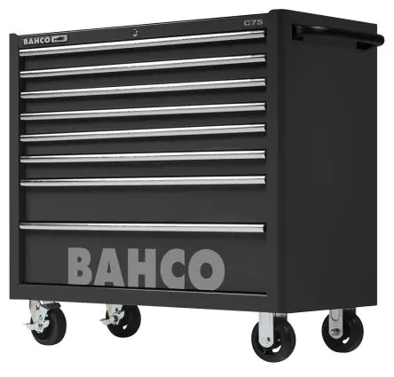 Produktfoto 1 von Bahco Vollstahl Werkzeugwagen, Typ Gestellwagen 8 Schubladen mit Rädern, 986 mm x 1.02m x 1.1 m