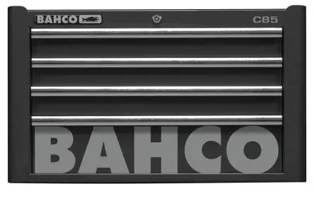 Produktfoto 1 von Bahco Edelstahl Werkzeugschrank, Typ Kasten 4 Schubladen, 417 mm x 677mm x 677 mm