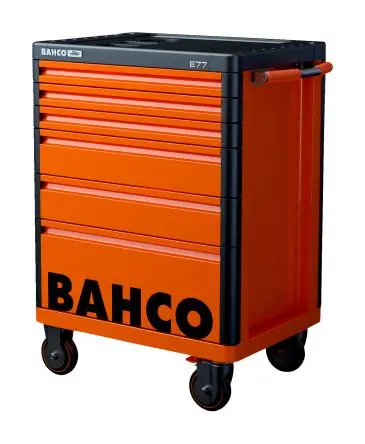 Produktfoto 1 von Bahco Vollstahl Rollenschrank, Typ Werkzeugwagen 6 Schubladen mit Rädern, 976 mm x 693mm x 820 mm