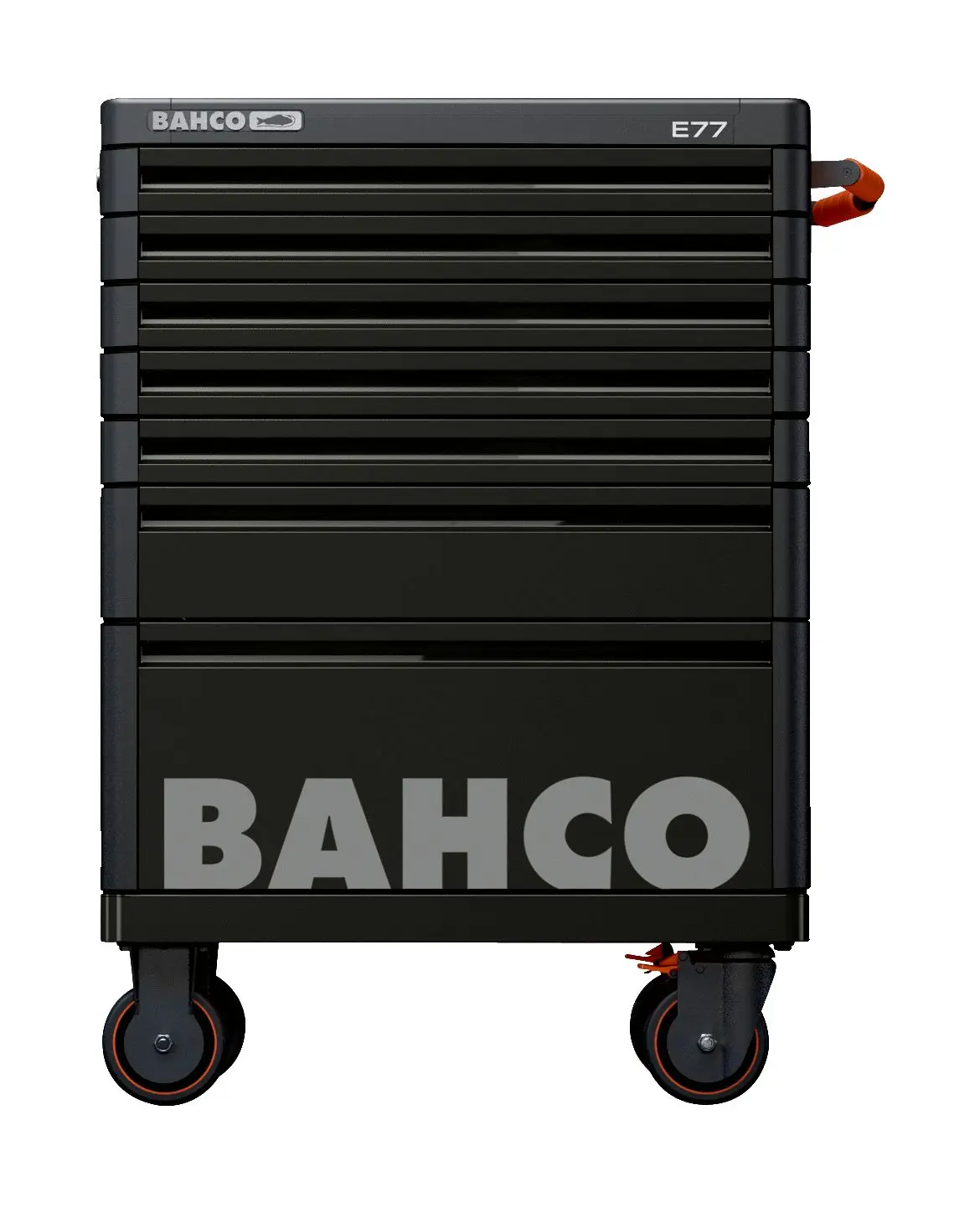 Produktfoto 1 von Bahco Vollstahl Rollenschrank, Typ Werkzeugwagen 7 Schubladen mit Rädern, 976 mm x 693 mm x 820 mm