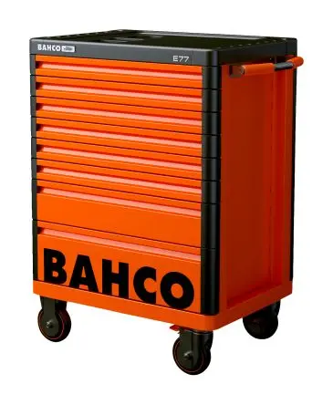 Produktfoto 1 von Bahco Vollstahl Rollenschrank, Typ Werkzeugwagen 8 Schubladen mit Rädern, 976 mm x 693mm x 820 mm