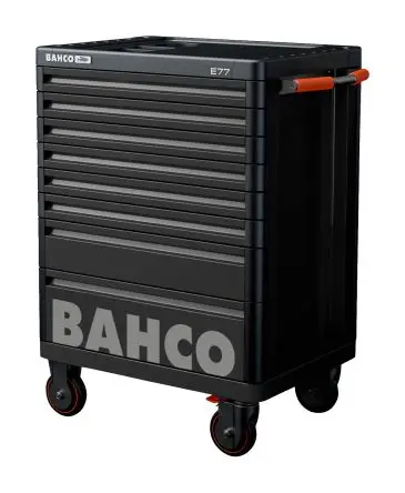 Produktfoto 1 von Bahco Vollstahl Rollenschrank, Typ Werkzeugwagen 8 Schubladen mit Rädern, 976 mm x 693mm x 820 mm