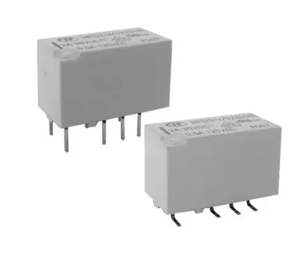 Produktfoto 1 von Hongfa Europe GMBH HFD3-V Signalrelais Oberfläche, 12V dc Spule, SPST, max. 2A, 277V ac / 220V dc, SMD