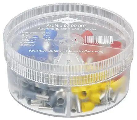 Produktfoto 1 von Knipex Crimp Set Aderendhülse Crimp-Sortiment-Satz