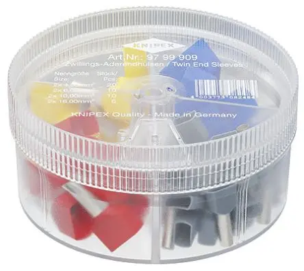 Produktfoto 1 von Knipex Crimp Set Aderendhülse Crimp-Sortiment-Satz