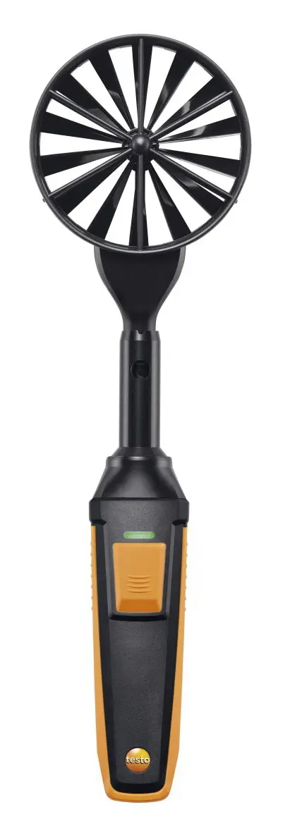 Produktfoto 1 von Testo Datenloggerfunktion Messflügelsonde 70 °C, bis 70 °C, Batterie-betrieben / 100 %RH