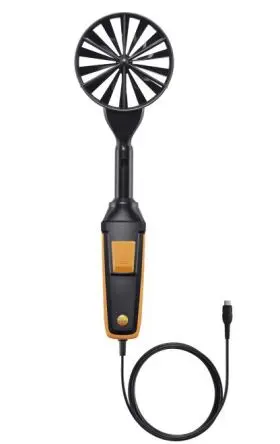 Produktfoto 1 von Testo Datenloggerfunktion Messflügelsonde 70 °C, bis 70 °C, Batterie-betrieben / 100 %RH