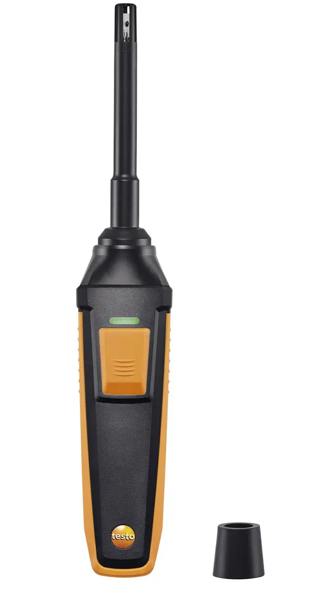 Produktfoto 1 von Testo Datenloggerfunktion Temperaturfühler 70 °C, bis 70 °C, Batterie-betrieben / 100 %RH