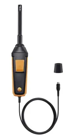 Produktfoto 1 von Testo Datenloggerfunktion Temperaturfühler 70 °C, bis 70 °C, Batterie-betrieben / 100 %RH