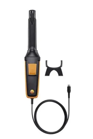 Produktfoto 1 von Testo Datenloggerfunktion CO2-Sonde 50 °C, CO2 bis 10 ppm, bis 50 °C, Batterie-betrieben / 95 %RH