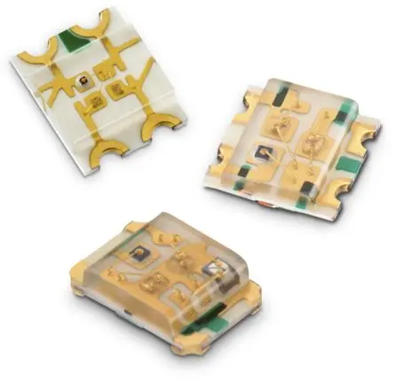 Produktfoto 1 von Wurth Elektronik WL-SFCW Oberfläche LED RGB 2.4 V, Cluster 3-LEDs, 120 °, 4-Pin 1616