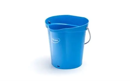 Produktfoto 1 von Vikan Kunststoff Eimer mit Henkel Blau 6L