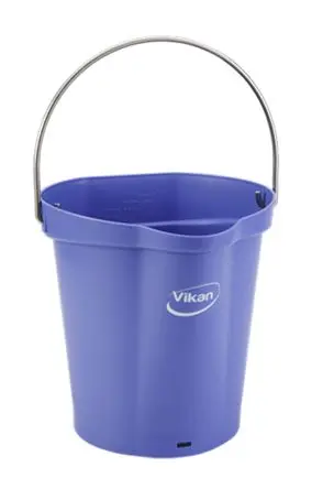 Produktfoto 1 von Vikan Kunststoff Eimer mit Henkel Violett 6L