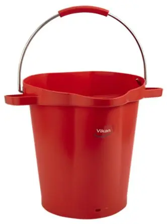 Produktfoto 1 von Vikan Kunststoff Eimer mit Henkel Rot 20L