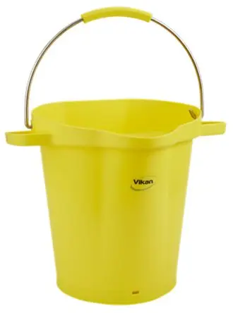 Produktfoto 1 von Vikan Kunststoff Eimer mit Henkel Gelb 20L