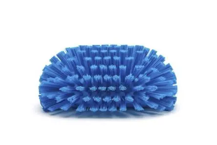 Produktfoto 1 von Vikan 205 mm Scheuerbürste Blau mit Polyester-Borsten Tankbürste, Hart, Borsten L. 40 mm Lebensmittelsicher für