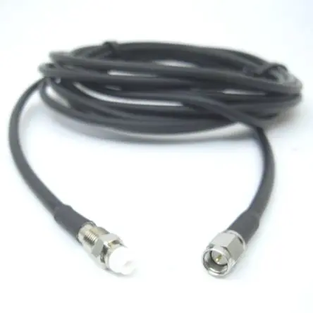 Produktfoto 1 von Siretta FME, SMA RG58 Koaxialkabel, Abgeschlossen, 50 Ω, 3 m, Aussen ø 5 mm Außen-ø , Schwarz