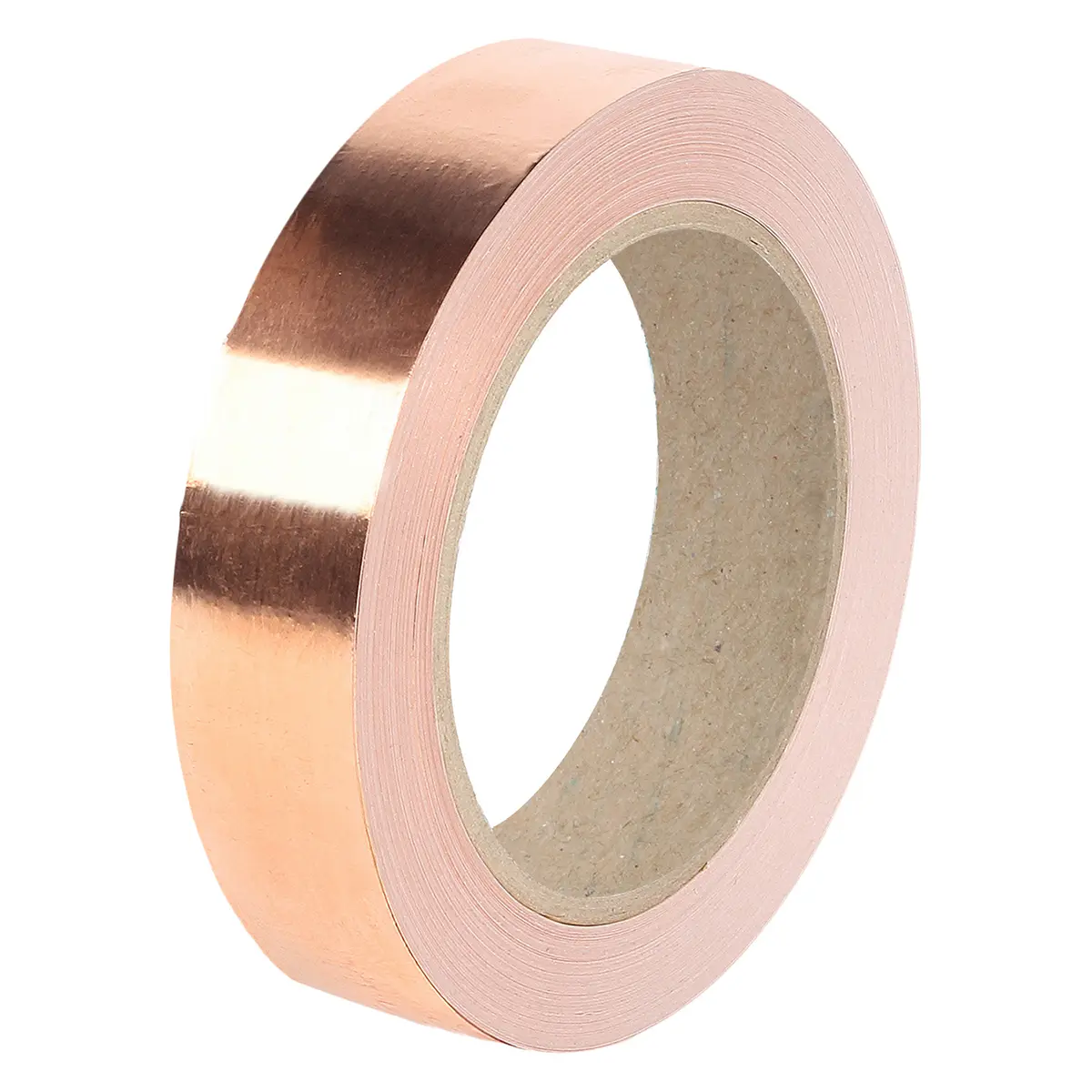 Produktfoto 1 von RS PRO Metallband Kupferband leitend, Stärke 0.035mm, 19mm x 33m, -20°C bis +155°C, Haftung 4,5 N/cm