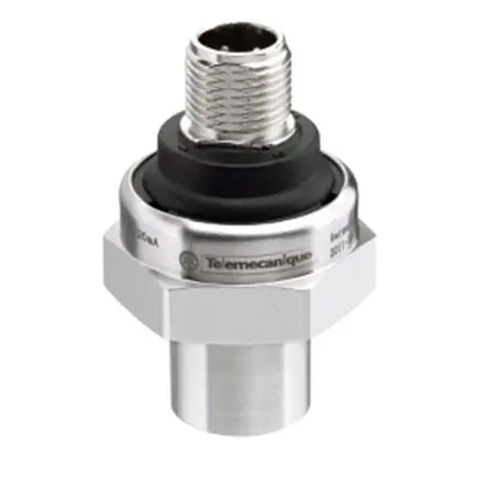 Produktfoto 1 von Telemecanique Sensors XMLP Druckschalter -14.5 psi, Analog 300 psi, für Wasser, Hydrauliköl, Gas, flüssiges Kältemittel,