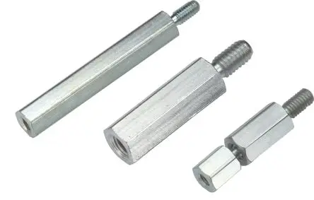Wurth Elektronik Abstandhalter, Länge 10 mm, Gewindelänge 10 mm, Stahl, Sechskant M5 M5, 8 mm