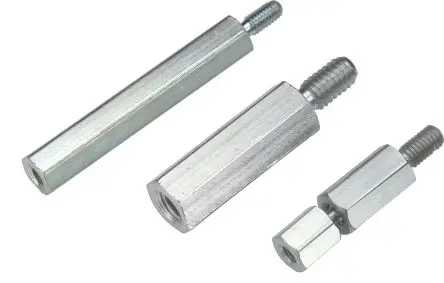 Produktfoto 1 von Wurth Elektronik Abstandhalter, Länge 5 mm, Gewindelänge 6 mm, Stahl, Sechskant M2,5 M2,5, 5 mm
