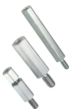 Produktfoto 1 von Wurth Elektronik Abstandhalter, Länge 20 mm, Gewindelänge 6 mm, Stahl, Sechskant M3 M3, 5 mm