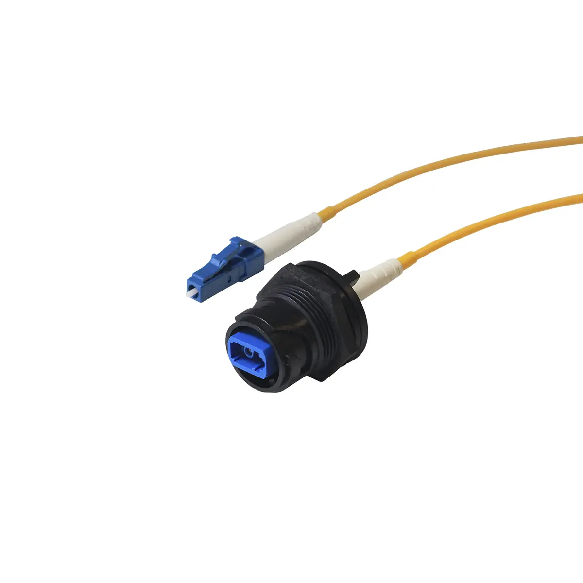 Produktfoto 1 von Bulgin 4000 LWL-Kabel 1 m, Raucharm halogenfrei Gelb 125 μm