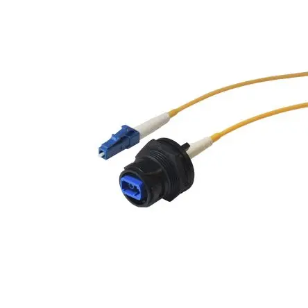 Produktfoto 1 von Bulgin 4000 LWL-Kabel 1 m, Raucharm halogenfrei Gelb 125 μm
