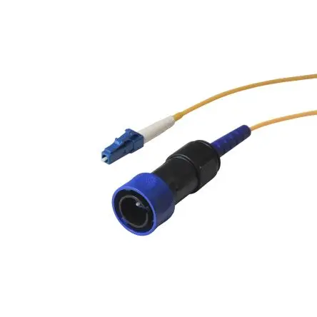Produktfoto 1 von Bulgin 4000 LWL-Kabel 5 m, Raucharm halogenfrei Gelb 125 μm