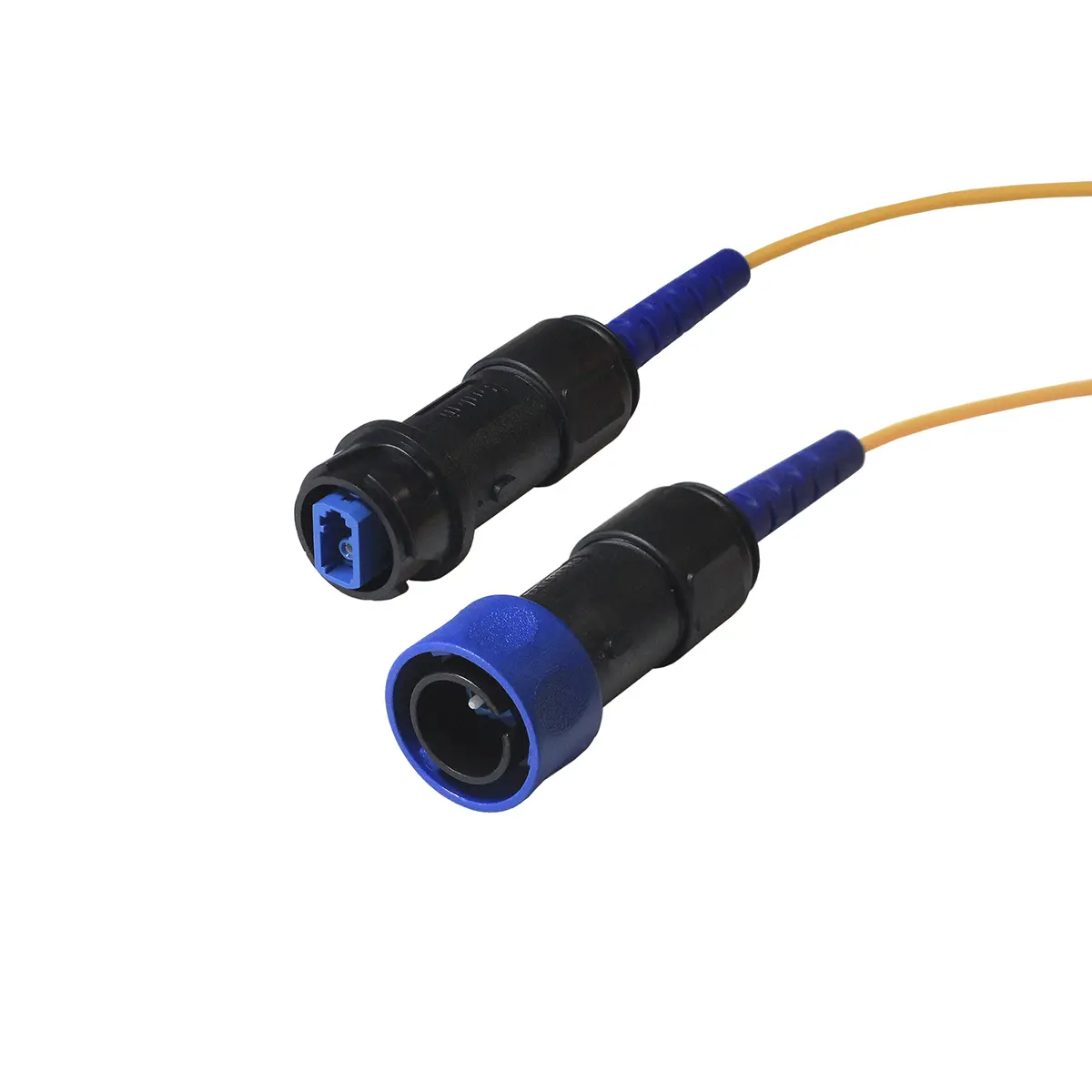 Produktfoto 1 von Bulgin 4000 LWL-Kabel 1-Fasern, Polyvinylchlorid, Raucharm halogenfrei Gelb, Orange, Aqua 125 μm