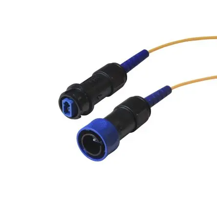 Produktfoto 1 von Bulgin 4000 LWL-Kabel 25 m 1-Fasern, Polyvinylchlorid, Raucharm halogenfrei Gelb, Orange, Aqua 125 μm
