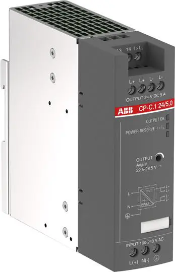 Produktfoto 1 von ABB CP-C.1 DIN-Schienen Netzteil Getaktet 24V dc / 5A 120W 85 → 264 V ac / 90 → 300V dc