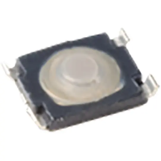 Produktfoto 1 von C & K Taster SPST, SMD 50 mA Tastend 0.65mm Oben, 3 x 2.6mm B. 2.6mm L. 3mm