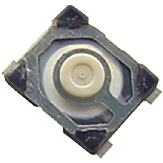 Produktfoto 1 von C & K Taster SPST, SMD 50 mA Tastend 0.65mm Oben, 3 x 2.6mm B. 2.6mm L. 3mm