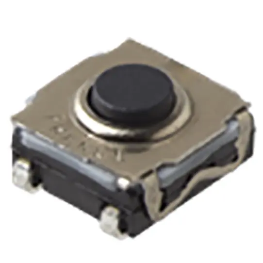 Produktfoto 1 von C & K Taster SPST, SMD 10 mA Tastend 3.5mm Oben, 6.2 x 6.2mm B. 6.2mm L. 6.2mm
