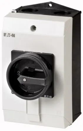 Produktfoto 1 von Eaton P1-25 Trennschalter 3-polig SMD 25A 13 kW Schwarz IP65 3-phasig