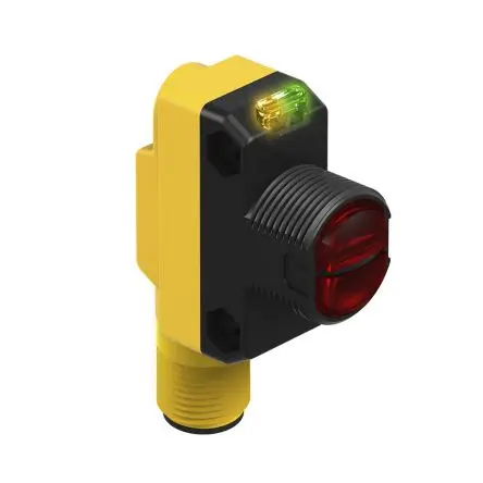 Produktfoto 1 von Banner QS18 Kubisch Optischer Sensor, Diffus, PnP Ausgang, Anschluss