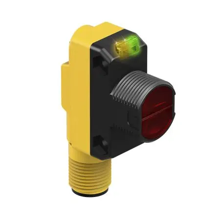 Produktfoto 1 von Banner QS18 Kubisch Optischer Sensor, Durchgangsstrahl, PnP Ausgang, Anschluss