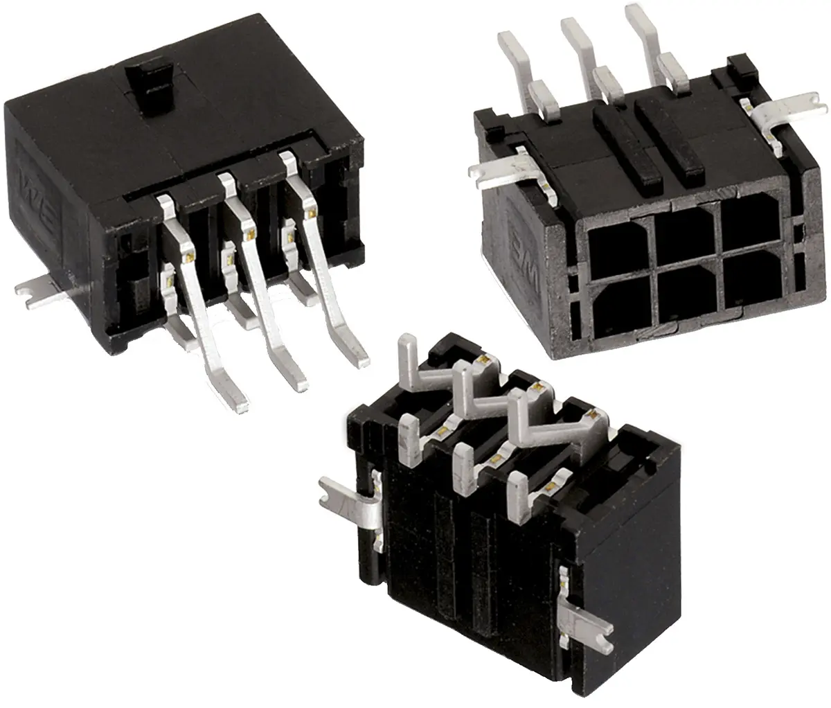 Wurth Elektronik WR-MPC3 Leiterplattenleiste gewinkelt, 12-polig / 2-reihig, Raster 3 mm Raster Oberfläche,