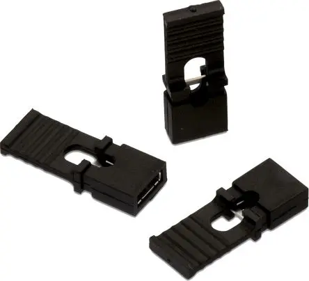 Produktfoto 1 von Wurth Elektronik WR-PHD Schwarz Jumper Buchse 3-polig, Raster 2.54 mm 1-reihig, Länge 13.75 mm, Jumper