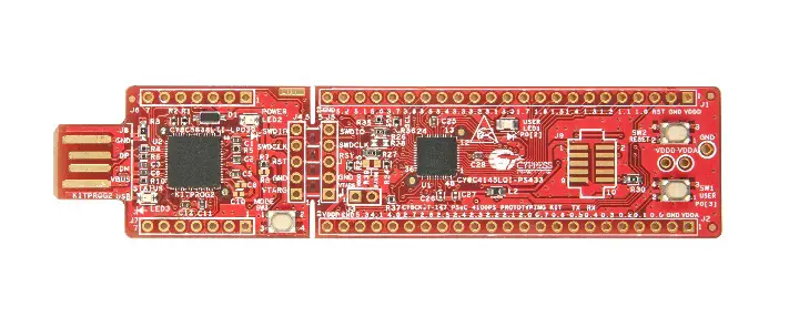 Produktfoto 1 von Infineon PSoC, Entwicklungsboard Entwicklungstool Microcontroller PSoC 4100PS