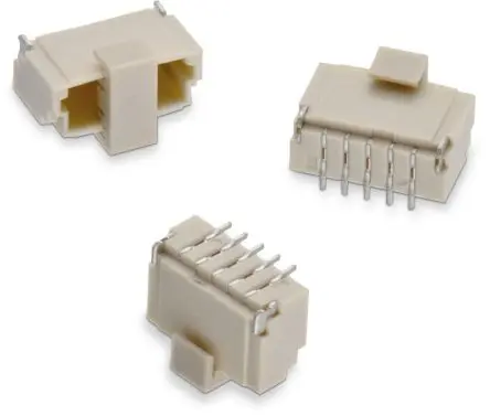 Wurth Elektronik WR-WTB Leiterplattenleiste Gerade, 6-polig / 1-reihig, Raster 1 mm Raster Oberfläche, Kabel-Platine,