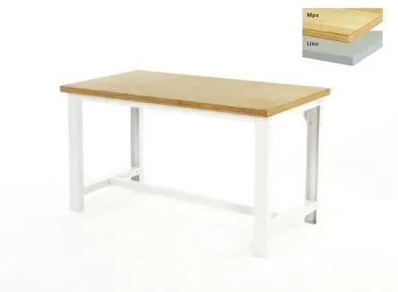 Produktfoto 1 von Bott Werkbank Stahlblech Werkbank Einstellbare Höhe L. 750 mm B. 2000mm H. 840 mm, Traglast 800kg