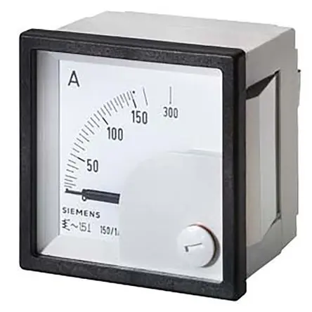 Siemens SENTRON Amperemeter 200 A AC Dreheisen