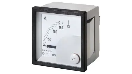 Siemens 3NJ6900 Amperemeter 150 A AC Dreheisen