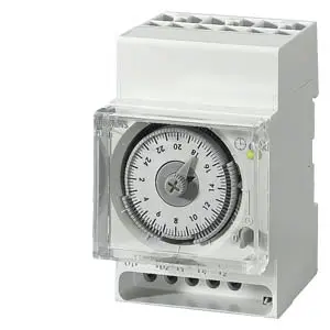 Produktfoto 1 von Siemens Analog DIN-Schienen-Zeitschaltuhr 230 V, Wöchentlich, 1-Kanal